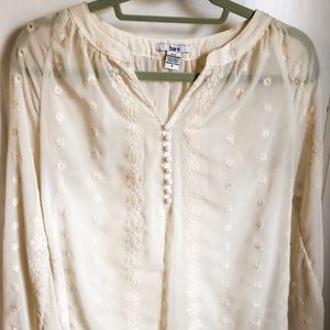 Sheer Boho lacy blouse